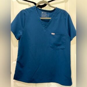 Figs Deep Reef Catarina Scrub Top L